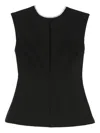 Rohe Crystal-embellished Open-back Top In Black
