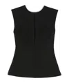 Rohe Crystal-embellished Open-back Top In Black