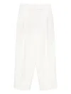 Rohe Pleated Trousers In White