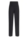 Rohe Róhe Black Acetate Blend Trousers In Black