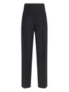 Rohe Róhe Black Acetate Blend Trousers In Black