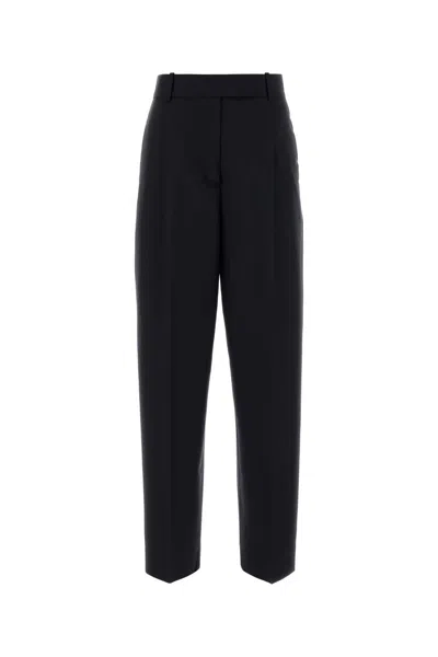 Rohe Daria Wool Blend Pant For Women In Blue