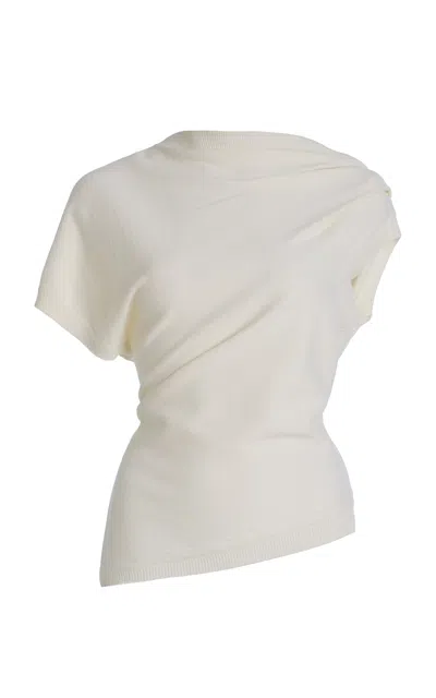 ROHE DECONSTRUCTED MERINO WOOL-CASHMERE TOP