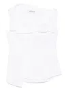 Shop Rohe Róhe Deconstructed Off Shoulder Top In White