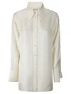 Rohe Deconstructed Silk Shirt In Neutral