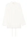 Rohe Deconstructed Silk Shirt Clothing In White