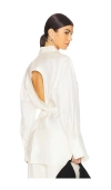 Rohe Deconstructed Silk Shirt In White