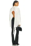 Rohe Deconstructed Silk Top In White