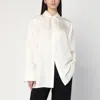 Rohe Deconstructed Cotton Shirt In White