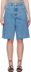 Rohe Denim Shorts In Blue