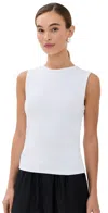 Rohe Dense Rib Tank Top Optic White