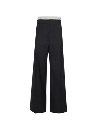 Rohe Detailed-boxer Trousers In Grau