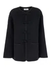 Rohe Toggle-fastening Jacket In Black