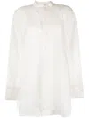 Rohe Róhe Double Layered Organza Top In Beige