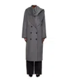 Rohe Double-sided Scarf Collar Coat In Gray