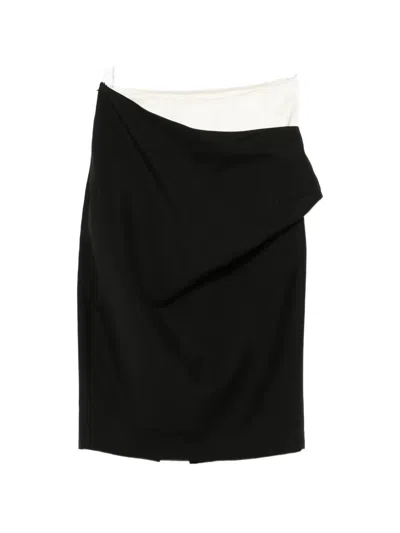 Rohe Double Waistband Skirt Black