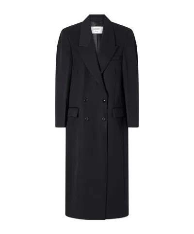 Rohe Double-breasted Wool Coat In Multi