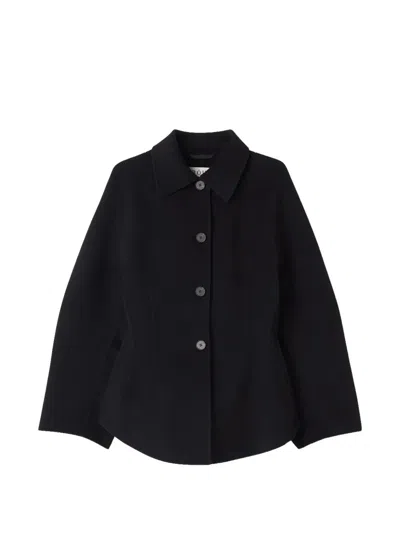 Rohe Double-faced Sculptural Jacket In Black