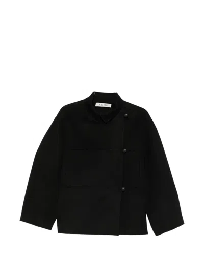 Rohe Double-faced Wool Jacket In Black