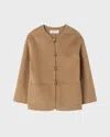 Rohe Róhe Double-faced Wool Pankou Closure Jacket In Sand