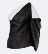 Rohe Sculptural Double-layered Top In Black