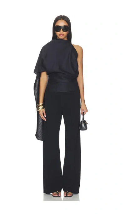 Rohe Draped Open Back Top In Night
