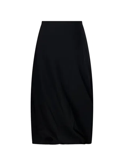 Rohe Draped Skirt In Blue