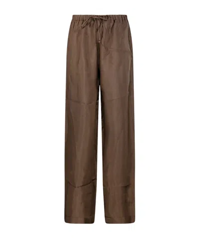 Rohe Drawstring Casual Pants In Brown