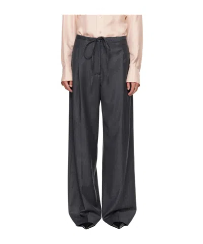 Rohe Drawstring Casual Pants In Gray
