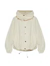 Rohe Drawstring Hooded Jacket In Neutral