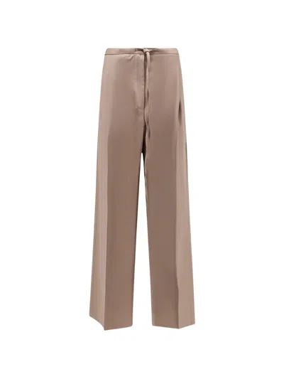Rohe Drawstring Straight-leg Trousers In Neutral