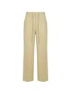 Rohe Drawstring Virgin-wool Trousers In Brown