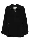 Rohe Drawstring-waist Sweatshirt In Black