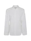 Rohe Drop-shoulder Button-up Shirt In White