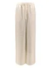 Rohe Elasticated Drawstring Trousers In Neutral