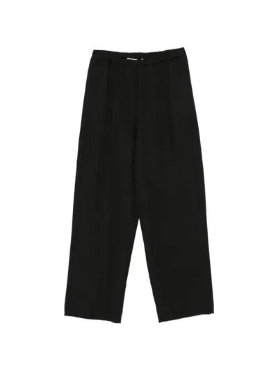 Rohe Elasticated-waist Trousers In Black
