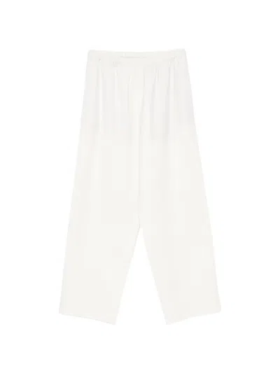 Rohe Elasticated-waist Trousers In White