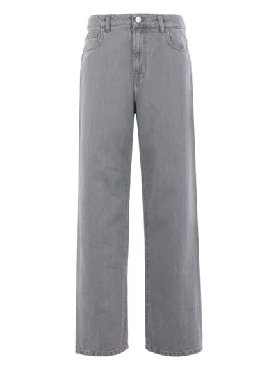 Rohe Róhe 'baggy' Grey Cotton Jeans In Gray