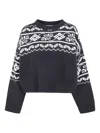 Rohe Ribbed Crewneck Sweater In Blue