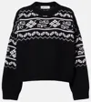 Rohe Fair Isle Wool Sweater In Black
