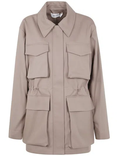 ROHE ROHE FIELD JACKET WITH WAIST ADJUSTER