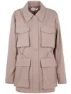Rohe Róhe Field Jacket With Waist Adjuster In Neutral