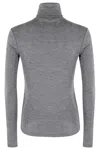 Rohe Fine Merino Turtleneck In Gray