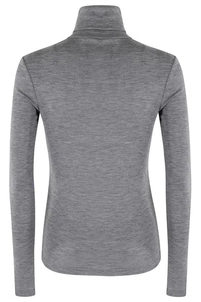 Rohe Fine Merino Turtleneck In Gray