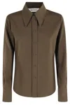 Rohe Gingham-check Button-down Shirt In Brown