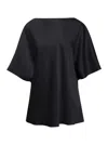 Rohe Róhe Fluid Satin Top In Black