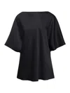 Rohe Róhe Fluid Satin Top In Noir