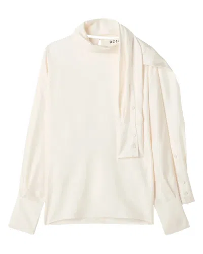 Rohe Foulard Silk Top In White