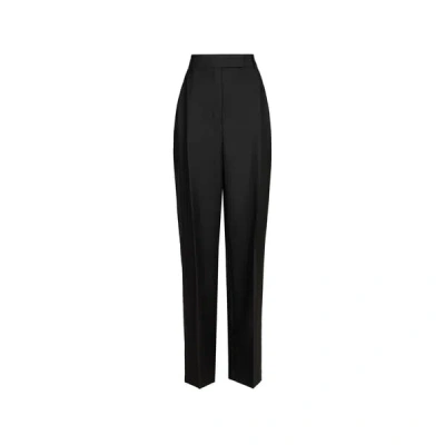 Rohe Frames Pantalon En Laine Large In Black