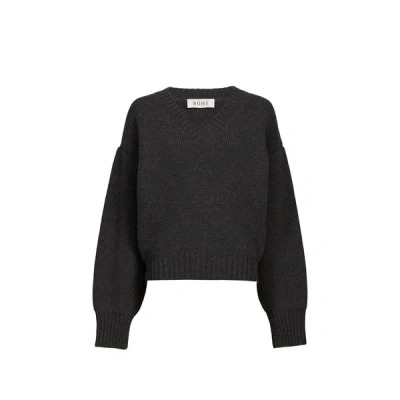 Rohe Frames Pull Oversize Col V En Laine In Gray